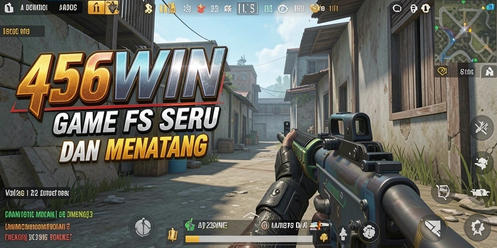 Tampilan seru dari gameplay 456WIN yang penuh aksi menembak.