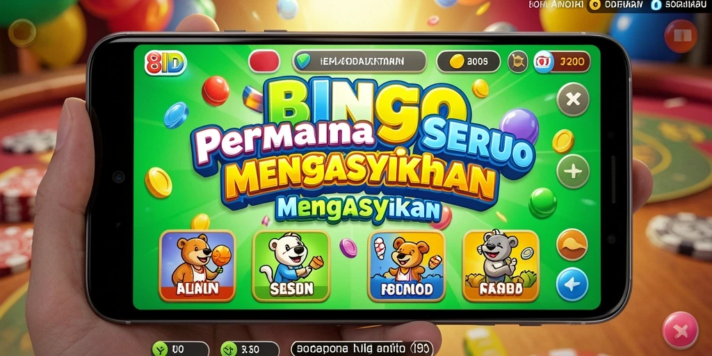 Tampilan gameplay Bingo yang seru dan interaktif di 8ID.