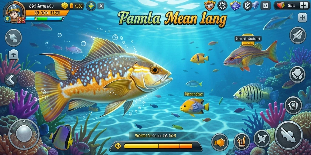 Tampilan seru saat menangkap ikan dalam game 8ZK.