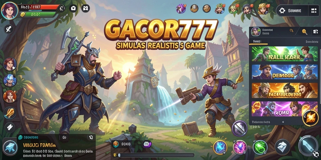 Tampilan gameplay GACOR777 dengan interaksi yang mendalam.
