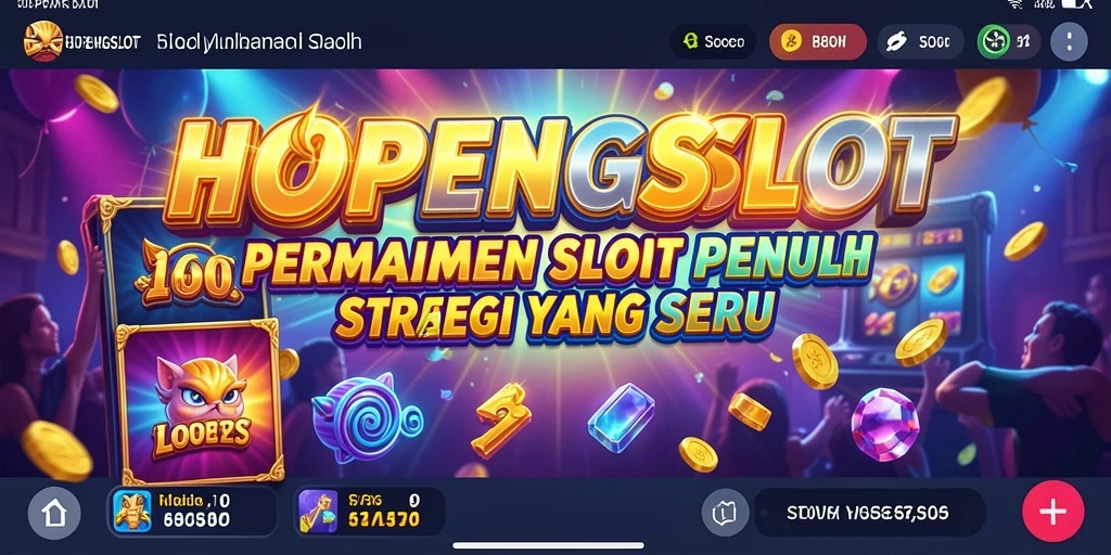 Tampilan gameplay HOPENGSLOT yang dinamis dan menarik.