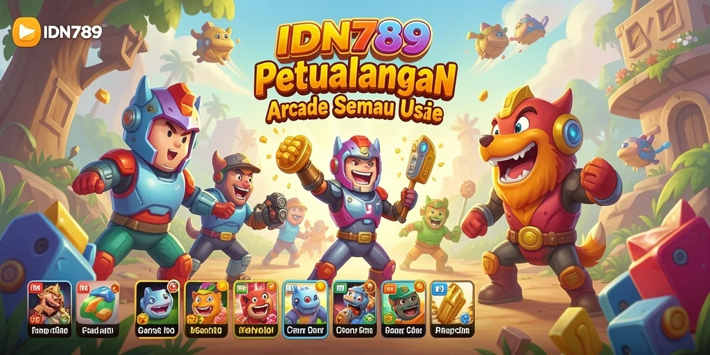 Screenshot dari gameplay seru IDN789 yang menampilkan aksi cepat dan karakter menarik.