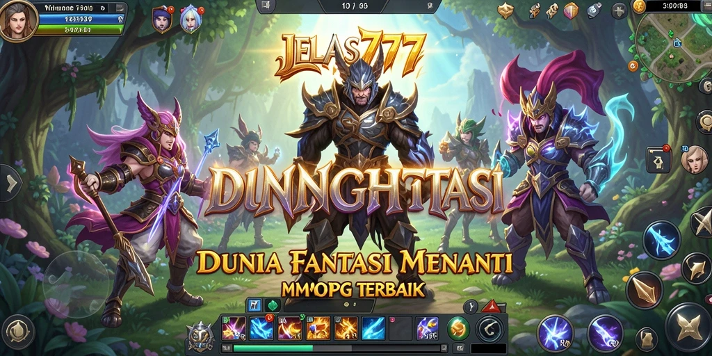 Pesona dunia fantasi dalam permainan MMORPG JELAS777.