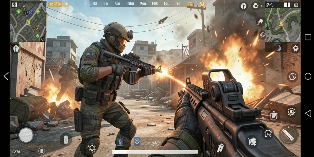 Tampilan menarik dari gameplay K234 yang mendebarkan.