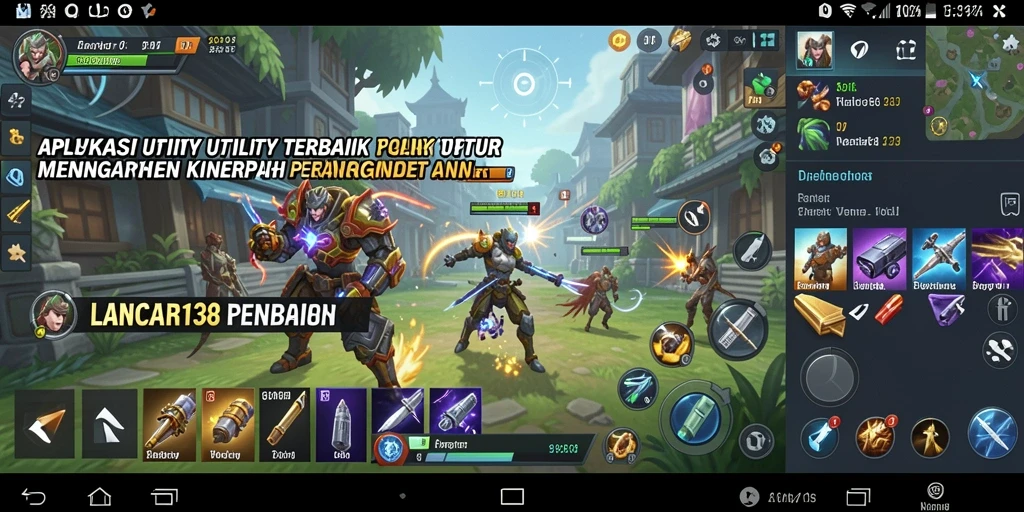 Screenshot LANCAR138 menunjukkan tampilan antarmuka aplikasi Utility yang intuitif.