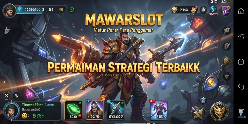 Tangkapan layar gameplay MAWARSLOT dengan aksi strategi mendebarkan.