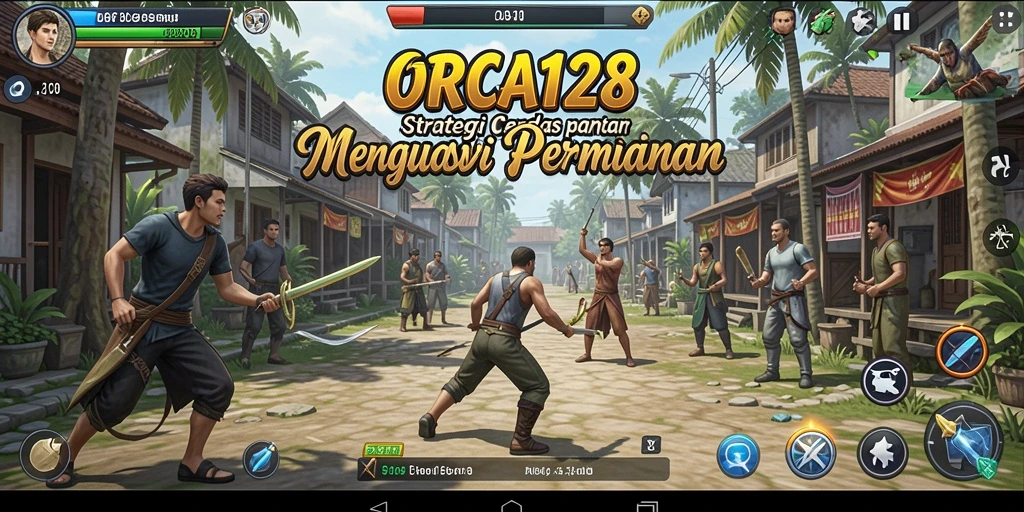 Tampilan gameplay ORCA128 yang menggugah selera strategis.