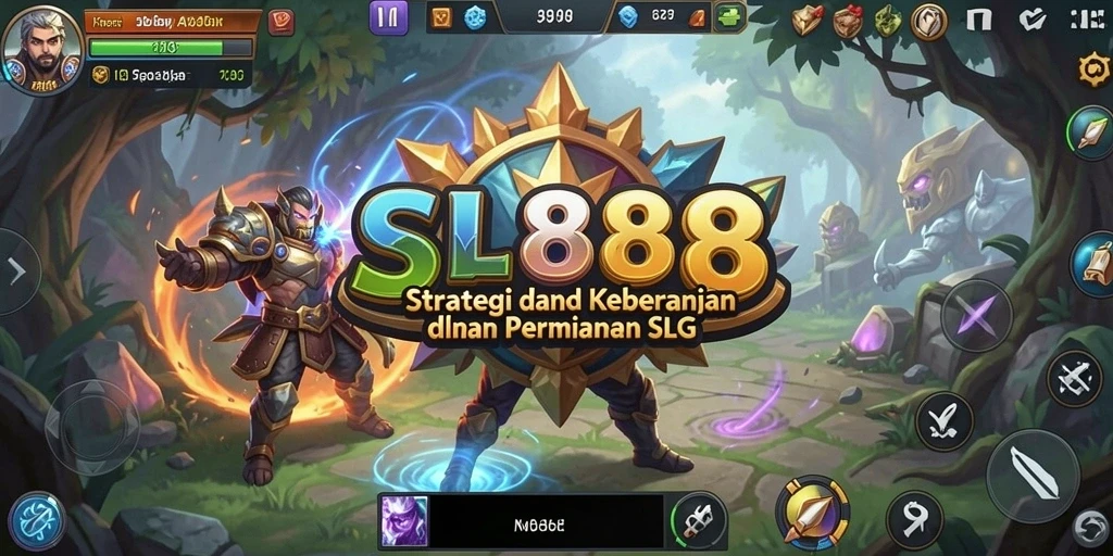 Tangkapan layar gameplay SL888 yang menunjukkan strategi dalam pertempuran.