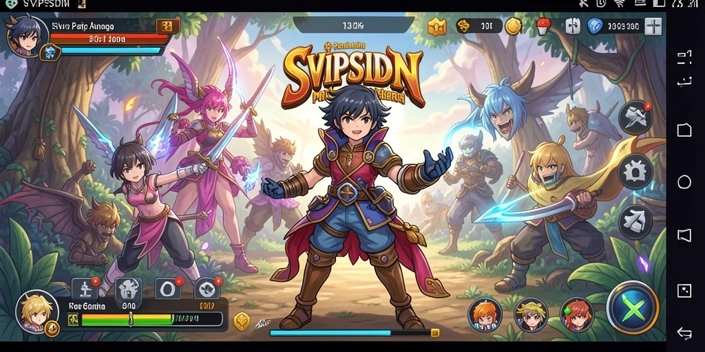Tampilan menakjubkan dari gameplay SVIPSIDN yang penuh warna.