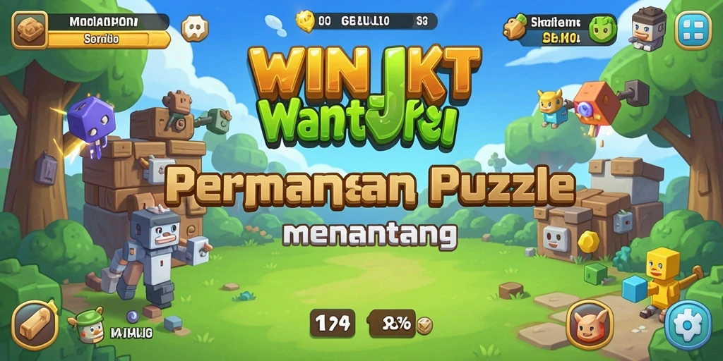 Tampilan gameplay WINJKT yang menantang dan seru.