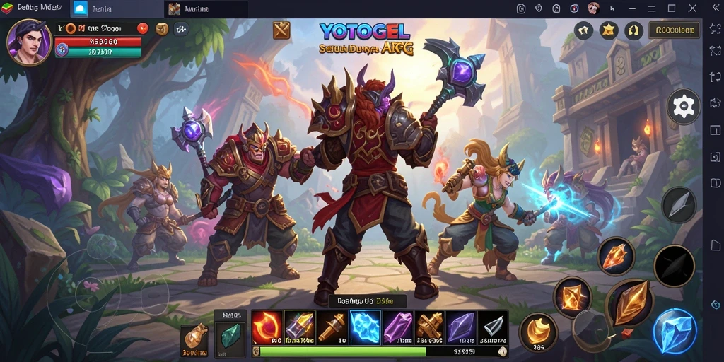 Tampilan action seru dalam gameplay YOTOGEL yang menakjubkan.